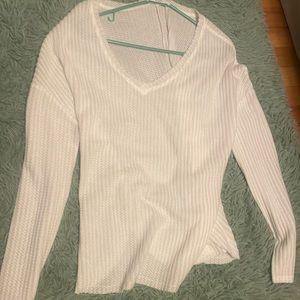 Double zero white sweater